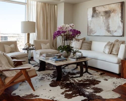 cowhide rug