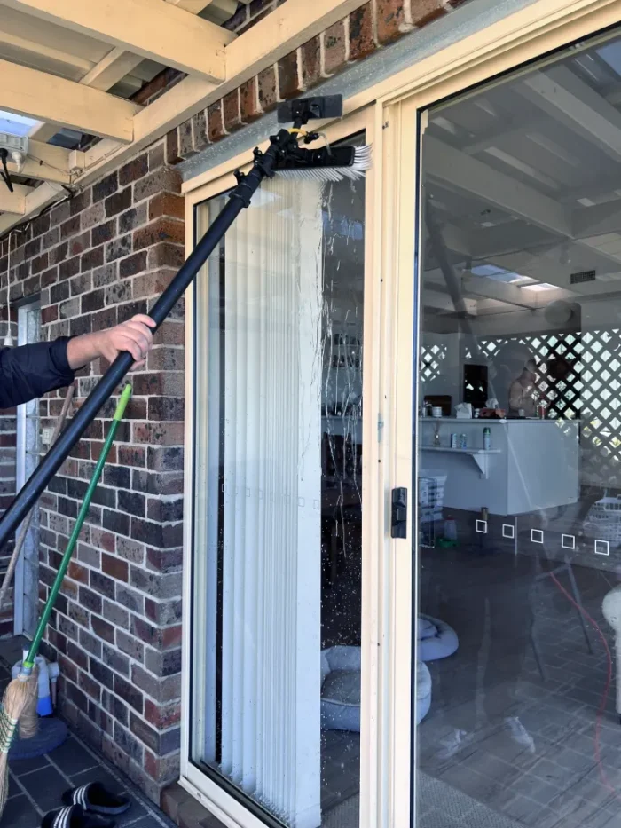 Window cleaning - telescoping window cleaner